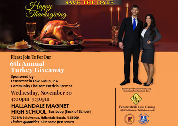 6th Annual Turkey Giveaway