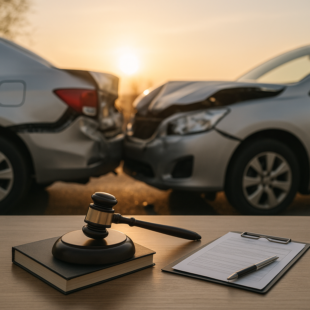 Preserving Vehicle Damage Evidence After a Sunrise Crash